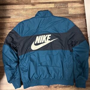 Nike Teal and Navy Windbreaker
